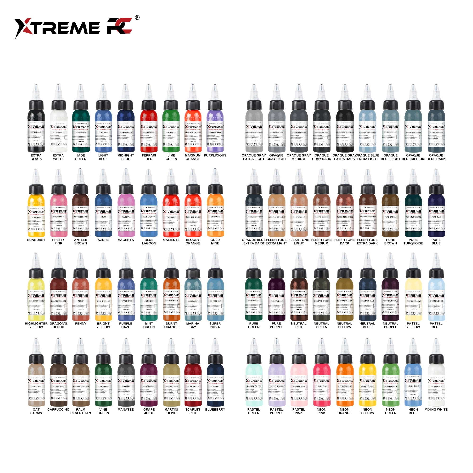 72 Color Studio Set | Xtreme Inks